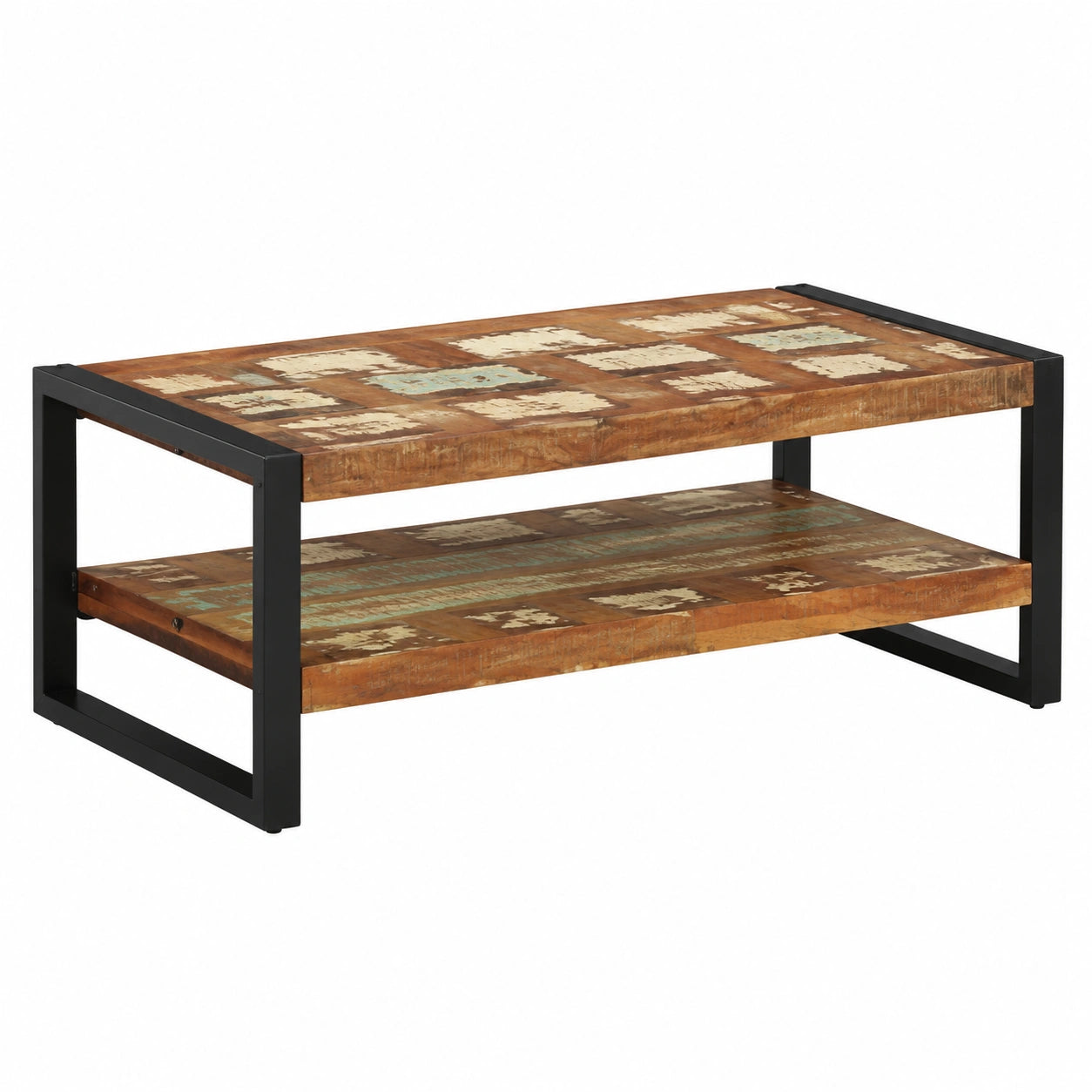 Tavolino da Caffè in Legno Rigenerato 120x60x40 cm