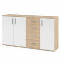 Cassettiera Bea in Legno Laminato 160x84x35 cm, Varie Colorazioni per Soggiorno o Camera
