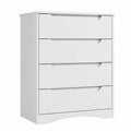Comò Bealife 4 Cassetti Bianco per Casa Multifunzionale